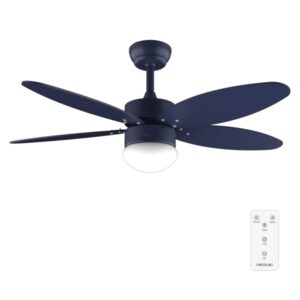 Cecotec EnergySilence Aero 4260 Full Purple Ventilador de Techo con 5 Aspas Reversibles y Luz - 40W - Diametro de 42" - 3 Tonos LED - Temporizador - 6 Velocidades - Color Azul Marino