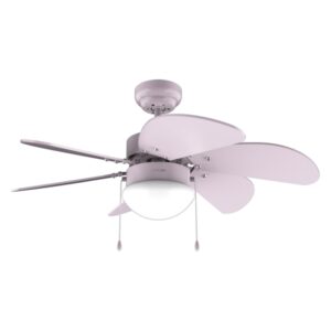 Cecotec EnergySilence Aero 3600 Vision Full Purple Ventilador de Techo con 6 Aspas y Lampara Integrada - 50W - Diametro de 36" - 3 Velocidades - Modo Invierno - Control por Cadena - Color Lavanda