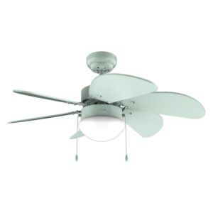 Cecotec EnergySilence Aero 3600 Vision Full Mint Ventilador de Techo con 6 Aspas y Lampara Integrada - 50W - Diametro de 36" - 3 Velocidades - Modo Invierno/Verano - Control por Cadena - Color Menta