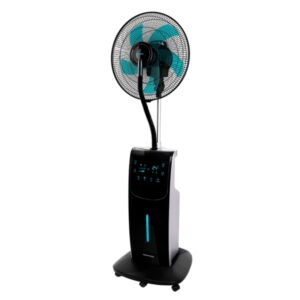 Cecotec EnergySilence 790 Freshessence Ionic Ventilador Nebulizador - 90W - Pantalla LCD - Silencioso - 5 Aspas de 40cm - Control Remoto - Tanque de 3L - Temporizador - Autonomia 12h - Color Negro