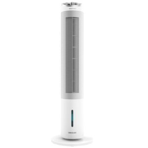 Cecotec EnergySilence 2000 Cool Tower Climatizador Evaporativo de Torre - 60W - Deposito 2L - 3 Velocidades - Oscilacion 60º - Caudal de 800m3/h - Silencioso - Enfriadores - 30x30x105cm - Color Blanco