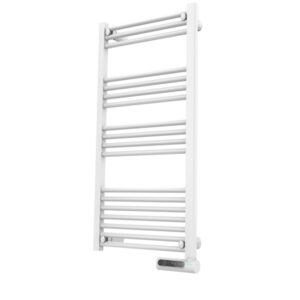 Cecotec ReadyWarm 9200 Toallero Electrico - 750W - Pantalla LED - Control Tactil - Programador Semanal - 4 Modos de Uso - Temperatura Ajustable - Proteccion IP24 - 50x6x107cm - Color Blanco