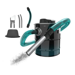 Cecotec Conga Ash 4000 Home Aspirador de Cenizas y Pellet - 1200W - Capacidad 20L - Succion 18kPa - Deposito de Acero Inoxidable - Boquilla de 38mm - Incluye Accesorios y Cargador - Color Negro y Azul