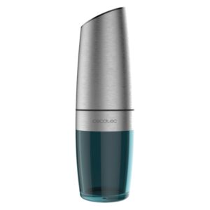 Cecotec InstantMill Gravity Molinillo Electrico de Especias - Cuerpo de Acero Inoxidable - Mecanismo de Molienda Ajustable - Ventanas de Acrilico - LED - Resistente a la Corrosion - Molienda de Ceramica