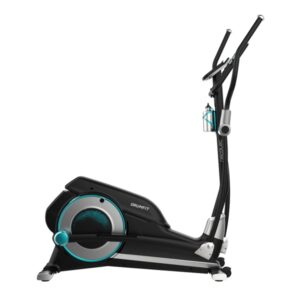 Cecotec DrumFit Elliptical 9000 Eir Pro Bicicleta Eliptica - Pantalla LCD - Resistencia Magnetica - Pedaleo Silencioso - Volante de 9kg - Zancada de 38cm - Soporte para Dispositivos - Color Negro