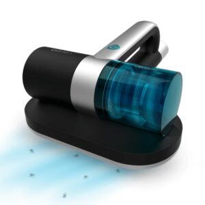 Cecotec Conga 5000 Mattress Liberty Aspirador de Colchones - 100W - Luz Ultravioleta - Autonomia de 20min - Tecnologia Ciclonica - Filtro de Alto Rendimiento - Incluye Cepillo - Color Negro y Plata