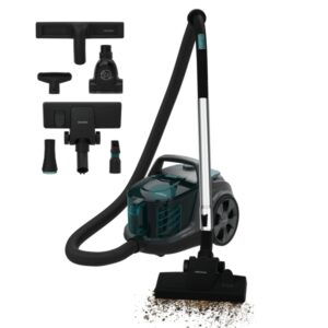 Cecotec Conga Rockstar Cyclonic XL ProAnimal Aspirador de Trineo - 900W - 20kPa - Sistema Ciclonico - Deposito de 2.8L - Radio 8m de Accion - Filtro HEPA - Color Negro y Azul
