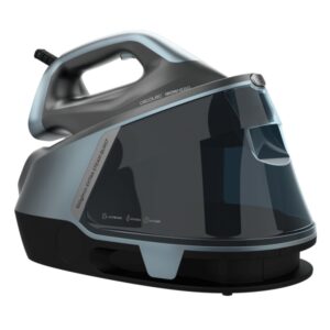 Cecotec H-2400 Station Instant Centro de Planchado - 2800W - Vapor Continuo 150g/min - Golpe de Vapor 550g/min - Suela Ceramica - Sistema Antigoteo - Autoapagado - Color Negro y Gris