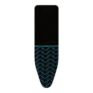 Cecotec StrongBoard 400 Borneo Funda para Tabla de Planchar - Algodon 100% - Mejora Transpiracion - Espesor 4mm - Proteccion Ignifuga - Ajustable - Color Negro