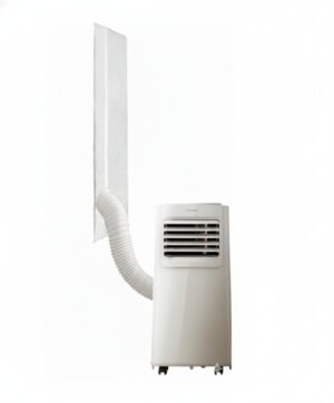 Cecotec Cubierta para Ventanas Oscilobatientes de 400cm - Facil de Sellar - Poliester - Aisla Del Exterior - Cremallera y Cinta Adhesiva - Resistente y Duradera - Color Blanco