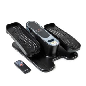 Innovagoods Velora 4000 Mini Eliptica Electrica - Mando a Distancia - 5 Velocidades - 3 Programas Automaticos - Pedaleo Bidireccional - Pantalla LCD - Color Gris y Negro