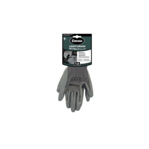Cegasa Centurion Guantes de Trabajo Talla 8 - Fabricados en Nylon con Recubimiento de Nitrilo en Palma y Dedos - Color Gris