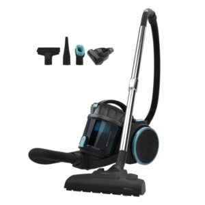 Cecotec Conga Rockstar Multicyclonic XXL Animal Aspiradora de Trineo sin Bolsa - 800W - Succion 20kPa - Deposito de 4L - Incluye Accesorios - Ideal para Mascotas - Radio hasta 9m - Color Negro