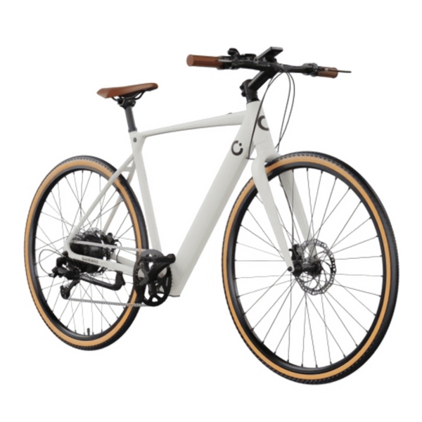 Cecotec Sprint Bicicleta Electrica de 28" - Doble Disco de Freno Hidraulico - Autonomia hasta 70km - Cambio Shimano Altus de 8 Velocidades - Pantalla LCD - Bateria de 36V y 10Ah - Color Blanco