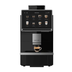 Cecotec Cremmaet Coffice Cafetera Expresso Automatica - Potencia 2900W - Capacidad 1kg de Cafe - Pantalla Tactil - Deposito de 2L - Molinillo de Ceramica - Temperatura Regulable - Color Negro