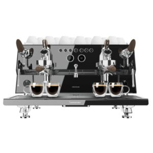 Cecotec Baristeo Gastro Dark Cafetera Expresso Profesional Doble - 3150W - Calientatazas - Presion 9bar - Temperatura Regulable - Vaporizador - Portafiltro Profesional 58mm - Color Gris Oscuro
