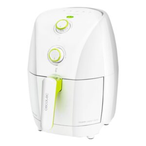 Cecotec Cecofry Compact Rapid White Freidora de Aire - Potencia 900W - Capacidad 1.5L - Temperatura Regulable - Incluye Recetario - Color Blanco