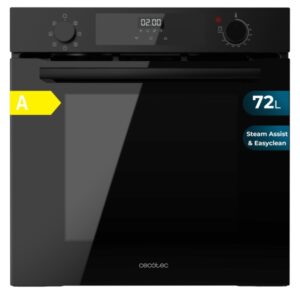 Cecotec Bolero Hexa M226000 Glass Black A Horno Integrable - Potencia 2800W - Capacidad 72L - Control Tactil - Puerta Triple de Cristal - 7 Funciones - Color Negro