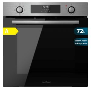 Cecotec Bolero Hexa M226000 Inox A Horno Integrable - Potencia 2800W - Capacidad 72L - Control Tactil - Puerta Triple de Cristal - 7 Funciones - Color Negro