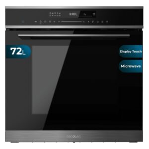 Cecotec Bolero Hexa MWO706000 Line Horno Integrable con Microondas - 2880W - Capacidad 72L - Temperatura Regulable - Control Tactil - Bloqueo de Seguridad - Pantalla Tactil - 13 Funciones - Color Negro