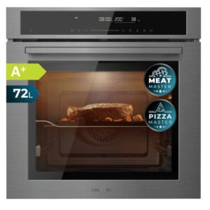 Cecotec Bolero Hexa SM406000 Line A+ Horno Integrable con Microondas - 2900W - Capacidad 72L - Temperatura Regulable - Acero Inoxidable - Guias Telescopicas - Pantalla Tactil - Color Gris