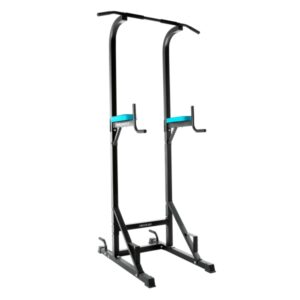 Cecotec Drumfit PullUps 4000 Power tower Estacion de Entrenamiento - Soporta hasta 120kg - Acero Inoxidable - Almohadillas Acolchadas - Agarres Antideslizantes - 105x109x223cm

 - Color Negro