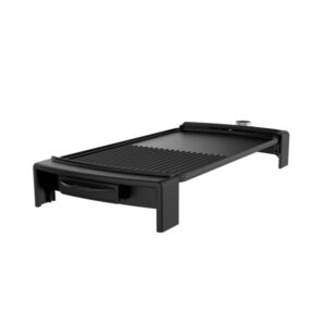 Cecotec Tasty and Grill 2500 BlackWater MixGrill Plancha Electrica - Potencia 2150W - Antiadherente - Temperatura Regulable - Apto para Lavavajillas - Superficie de 45x25cm - Color Negro