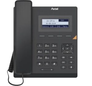 Axtel AX-200 Telefono fijo IP - PoE - 1000 Entradas - Color Negro