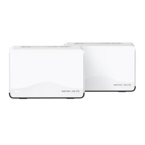 Mercusys Halo H27BE Pack de 2 Sistema Mesh Wi Fi 7 BE3600 - Cobertura Hasta 650m22 - Velocidad hasta 3600 Mbps - Color Blanco