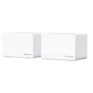 Mercusys Halo H25BE Pack de 2 Unidades Sistema Mesh Wi Fi 7 BE3600 - Cobertura Hasta 460m2 - Velocidad hasta 3600 Mbps - Color Blanco