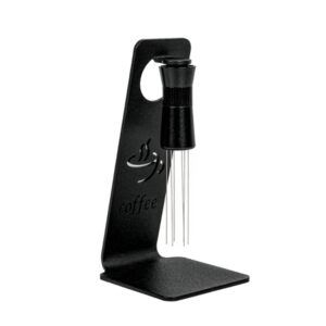 Cecotec Baristeo Stand Needle Soporte Magnetico con Agitador - 6 Agujas de Acero Inoxidable - Color Negro