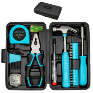 Cecotec ToolBox EasyGo Juego de Herramientas - 68 Piezas - Incluye Accesorios - Color Negro