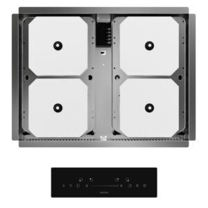 Cecotec Bolero Squad I 4300 Invisible FullFlex Cocina de Induccion Bajo Encimera - 7200W - Temporizador - Funcion Booster - 9 Niveles de Potencia - Funcion Booster - Color Negro