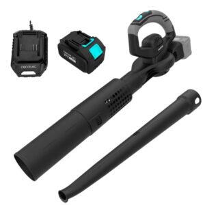 Cecotec AirForce 2in1 MultiFunction Soplador de Hojas Inalambrico - 3000W - Bateria 21V 4Ah - Incluye Accesorios - Velocidad hasta 300km/h - Color Negro