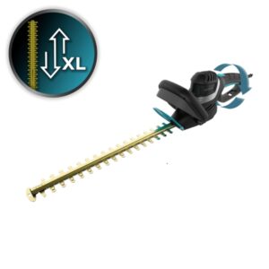 Cecotec TitaniumSword 610 XL Cortasetos - Espada XL de 61cm - Mando Rotatorio - Encendido Seguro - Cubierta Protectora - Cuchillas de Titanio - Color Negro