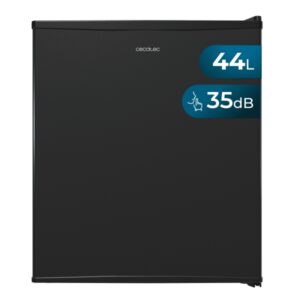 Cecotec Bolero CoolMarket BC SD 47 Black Nevera Minibar - Capacidad 44L - Temperatura Regulable hasta 3ºC - Silencioso 35dB - Luz LED - Color Negro