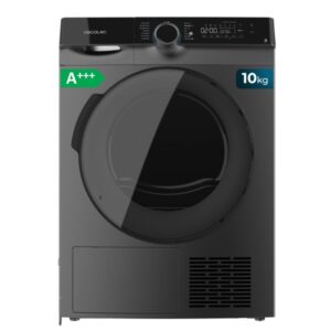 Cecotec Bolero Dresscode Dry 10500 Inverter Steel Secadora con Bomba de Calor de 10kg - 14 Programas - Luz Ultravioleta - Seguro Infantil - Motor Inverter - Inicio Programable - Color Gris Oscuro