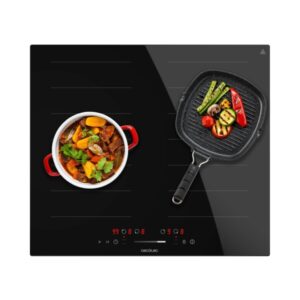 Cecotec Bolero Squad I 4001 Flex Cocina de Induccion Encastrable - 7200W - Bloqueo de Seguridad - Temporizador - Control Tactil - 9 Niveles de Potencia - Funcion Booster - Color Negro
