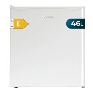 Cecotec GrandCooler 20000 SilentCompress White E Mini Frigorifico - Capacidad 46L - Compartimento Congelador - 48x45x48.7cm - Color Blanco