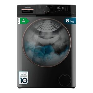 Cecotec Bolero DressCode 8610 Inverter Steel A Lavadora de Carga Frontal - Capacidad 8kg - Velocidad 1400rpm - Motor Inverter - 15 Programas - Color Gris Oscuro