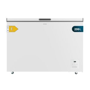Cecotec Bolero CoolMarket Chest 299 white E Congelador Horizontal Convertible - Capacidad 299L - Temperatura Regulable - Seguro Infantil - Cesta Interior - Compresor Inverter - Color Blanco