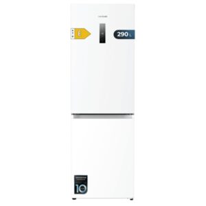 Cecotec Bolero CoolMarket Combi 290 White Frigorifico Combi - Capacidad 290L - Luz LED - Total Nofrost - Modo Vacaciones - Cajon para Carne y Pesado - Clase E - 185x59.5cm - Color Blanco