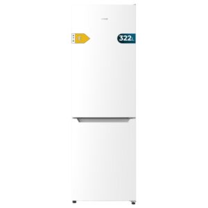 Cecotec Bolero CoolMarket Combi 322 White E Frigorifico Combi - Capacidad 322L - Temperatura Regulable - Cajon para Carne y Pesado - Cajon Humedad Regulable - Clase E - 60x185cm - Color Blanco