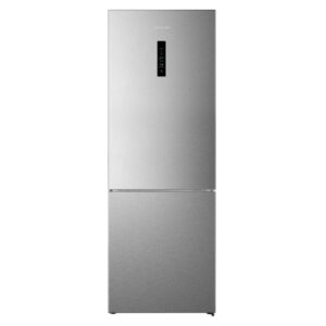 Cecotec Bolero CoolMarket Combi 495 Inox E Frigorifico Combi - Capacidad 495L - Luz LED - Temperatura Regulable - Cajon para Carne y Pesado - Cajon Humedad Regulable - Clase E - 200x70cm - Color Acero