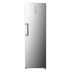 Cecotec Bolero CoolMarket 1D 360 Inox Frigorifico Una Puerta - Capacidad 362L - Temperatura Regulable - Cajon para Carne y Pesado - Frio Envolvente - Clase E - Color Acero