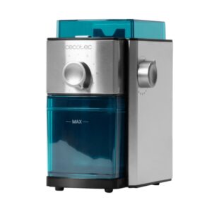 Cecotec SteelMill 2000 Adjust max Molinillo de Cafe Electrico - 150W - Capacidad 250g - Acero Inoxidable - Apto para Lavavajillas - 17 Niveles de Molienda - Color Acero