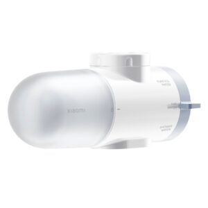 Xiaomi Faucet Water Purifier Purificador de Agua para Grifo - Filtracion en 5 Etapas con Carbon Activo - Filtro Ceramico Lavable - 3 Modos de Agua - Instalacion Rapida sin Electricidad - Color Blanco