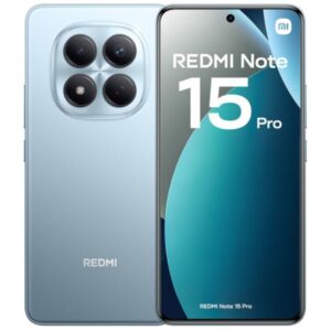 Xiaomi Redmi Note 15 Pro Smartphone Pantalla Amoled 6.77" 120Hz - 8GB -256GB - Camara 200 MP OIS + 32 MP - MediaTek Helio G200 Ultra  - Bateria 6500 mAh con Carga 45W - IP65 - Color Azul