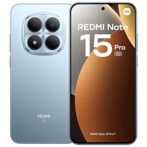 Xiaomi Redmi Note 15 Pro 5G Smartphone Pantalla Amoled 6.83" 120Hz - 8GB -256GB - Camara 200 MP OIS + 32 MP - MediaTek Helio 7400 Ultra  - Bateria 6580 mAh con Carga 45W - IP65 - Color Azul