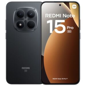 Xiaomi Redmi Note 15 Pro 5G Smartphone Pantalla Amoled 6.83" 120Hz - 12GB -512GB - Camara 200 MP OIS + 32 MP - MediaTek Helio 7400 Ultra  - Bateria 6580 mAh con Carga 45W - IP65 - Color Negro
